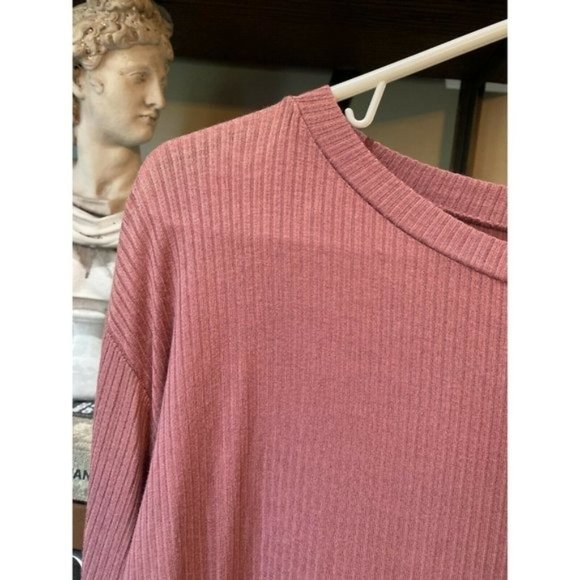 GO COUTURE Oversized Pink Sharkbite Dress Nordstro - Picture 3 of 5